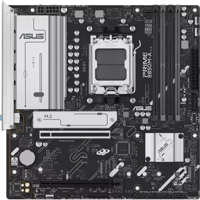 Материнская плата ASUS PRIME B850M-A-CSM (90MB1LQ0-M0EAYC) — для бизнеса и офиса
