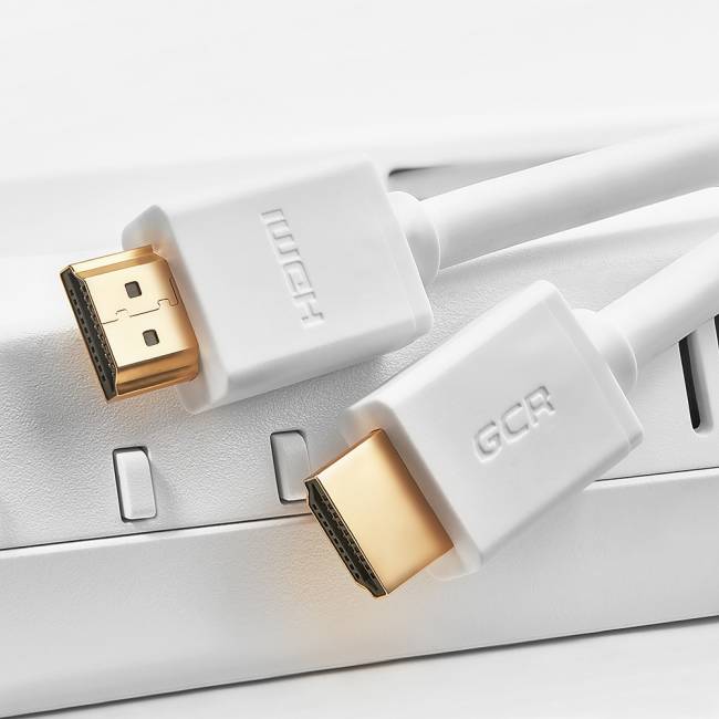 Greenconnect Кабель 2.0m HDMI версия 2.0, HDR 4:2:2, Ultra HD, 4K 60 fps 60Hz/5K*30Hz, 3D, AUDIO, 18.0 Гбит/с, 28/28 AWG, OD7.3mm, тройной экран, белый, GCR-50543 Greenconnect HDMI (m) - HDMI (m) 2м — для бизнеса и офиса Greenconnect Кабель 2.0m HDMI версия 2.0, HDR 4:2:2, Ultra HD, 4K 60 fps 60Hz/5K*30Hz, 3D, AUDIO, 18.0 Гбит/с, 28/28 AWG, OD7.3mm, тройной экран, белый, GCR-50543 Greenconnect HDMI (m) - HDMI (m) 2м — для бизнеса и офиса