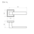 Ручка дверная 109 К Al белый жемчуг — для бизнеса и офиса Ручка дверная 109 К Al белый жемчуг — для бизнеса и офиса