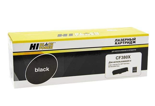 Картридж Hi-Black (HB-CF380X) для HP CLJ Pro MFP M476dn/dw/nw, №312X, Bk, 4,4K — для бизнеса и офиса Картридж Hi-Black (HB-CF380X) для HP CLJ Pro MFP M476dn/dw/nw, №312X, Bk, 4,4K — для бизнеса и офиса