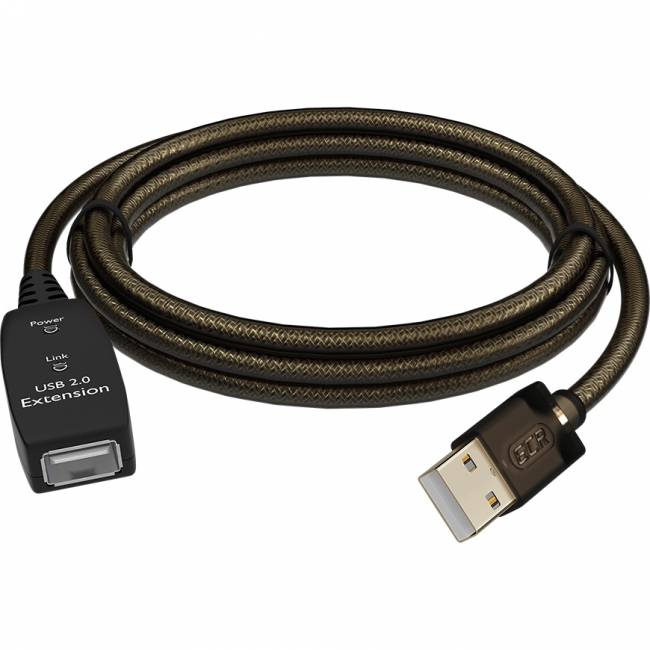 GCR Удлинитель активный 5.0m USB 2.0, AM/AF, GOLD, черно-прозрачный, с усилителем сигнала, разъём для доп.питания, 28/24 AWG Удлинитель Greenconnect 5 м (GCR-53804) — для бизнеса и офиса GCR Удлинитель активный 5.0m USB 2.0, AM/AF, GOLD, черно-прозрачный, с усилителем сигнала, разъём для доп.питания, 28/24 AWG Удлинитель Greenconnect 5 м (GCR-53804) — для бизнеса и офиса