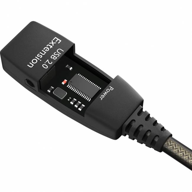 GCR Удлинитель активный 5.0m USB 2.0, AM/AF, GOLD, черно-прозрачный, с усилителем сигнала, разъём для доп.питания, 28/24 AWG Удлинитель Greenconnect 5 м (GCR-53804) — для бизнеса и офиса GCR Удлинитель активный 5.0m USB 2.0, AM/AF, GOLD, черно-прозрачный, с усилителем сигнала, разъём для доп.питания, 28/24 AWG Удлинитель Greenconnect 5 м (GCR-53804) — для бизнеса и офиса