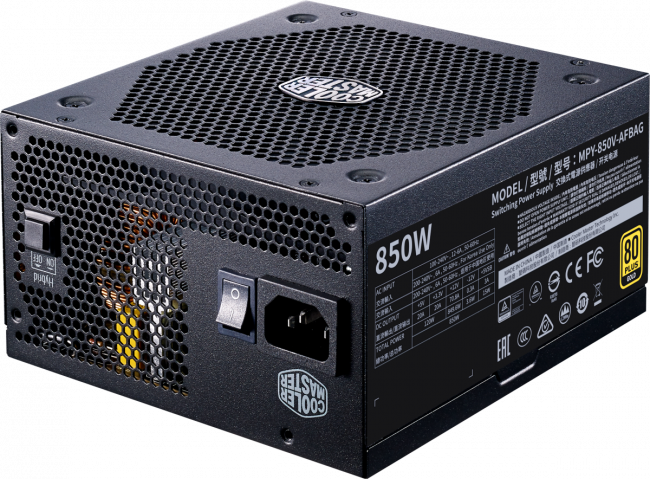 Блок питания 850 Ватт Cooler Master Gold V850 V2 — для бизнеса и офиса Блок питания 850 Ватт Cooler Master Gold V850 V2 — для бизнеса и офиса