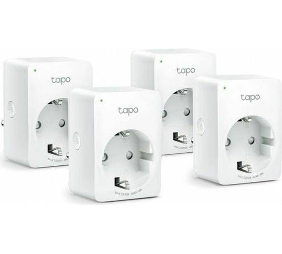 Умная розетка TP-Link Tapo P110(4-pack) — для бизнеса и офиса Умная розетка TP-Link Tapo P110(4-pack) — для бизнеса и офиса