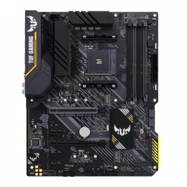 Материнская плата ASUS TUF GAMING B450-PLUS II — для бизнеса и офиса Материнская плата ASUS TUF GAMING B450-PLUS II — для бизнеса и офиса