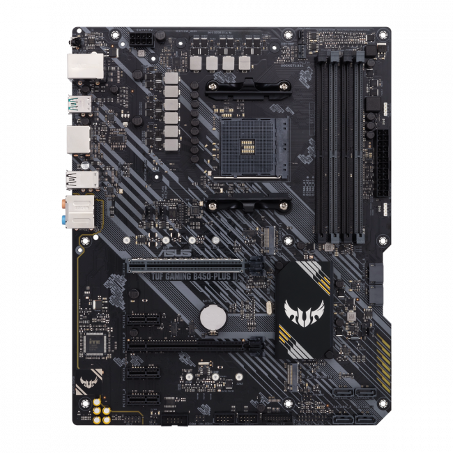 Материнская плата ASUS TUF GAMING B450-PLUS II — для бизнеса и офиса Материнская плата ASUS TUF GAMING B450-PLUS II — для бизнеса и офиса