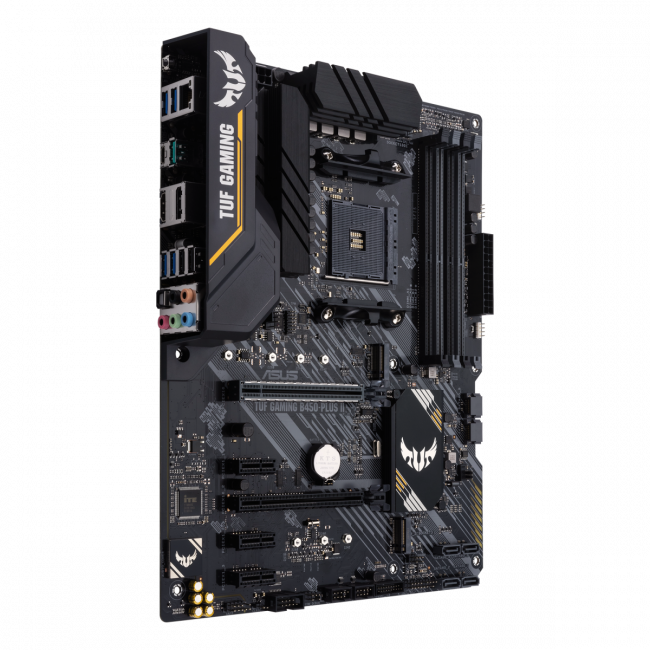 Материнская плата ASUS TUF GAMING B450-PLUS II — для бизнеса и офиса Материнская плата ASUS TUF GAMING B450-PLUS II — для бизнеса и офиса