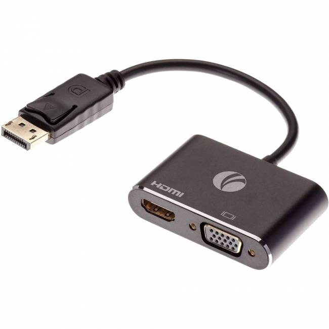 Кабель-переходник DisplayPort(M) ---> HDMI(F)+VGA(F)4K@30Hz VCOM Allum shell<CG640M-0.15> Кабель-переходник VCOM DisplayPort M/HDMI F/VGA F (CG640M-0.15) — для бизнеса и офиса Кабель-переходник DisplayPort(M) ---> HDMI(F)+VGA(F)4K@30Hz VCOM Allum shell<CG640M-0.15> Кабель-переходник VCOM DisplayPort M/HDMI F/VGA F (CG640M-0.15) — для бизнеса и офиса