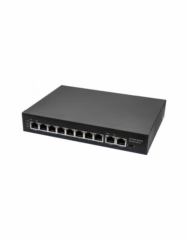 PoE коммутатор Fast Ethernet NST NS-SW-8F2G-P — для бизнеса и офиса PoE коммутатор Fast Ethernet NST NS-SW-8F2G-P — для бизнеса и офиса