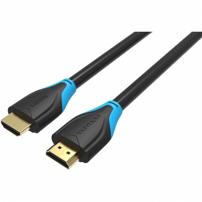 Кабель Vention HDMI High speed v1.4 with Ethernet 19M/19M - 0.75м Кабель Vention HDMI(m)/HDMI(m) - 0.75 м (VAA-B01-L075) — для бизнеса и офиса