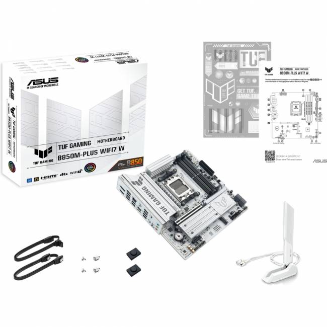 Материнская плата ASUS TUF GAMING B850M-PLUS WIFI7 W (90MB1MD0-M0EAY0) — для бизнеса и офиса Материнская плата ASUS TUF GAMING B850M-PLUS WIFI7 W (90MB1MD0-M0EAY0) — для бизнеса и офиса