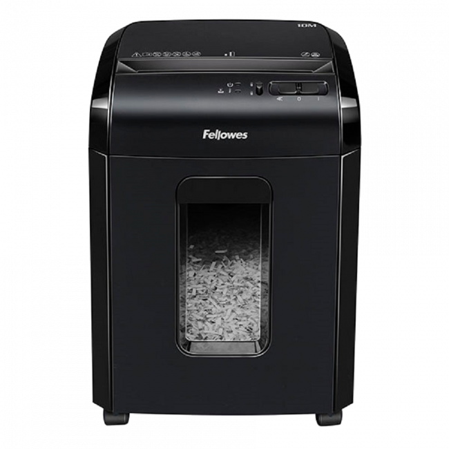 Шредер Fellowes® Powershred® 10M, DIN P-5, 2х15мм, 10лст., 19лтр., Safety Lock Fellowes FS-46306 — для бизнеса и офиса Шредер Fellowes® Powershred® 10M, DIN P-5, 2х15мм, 10лст., 19лтр., Safety Lock Fellowes FS-46306 — для бизнеса и офиса