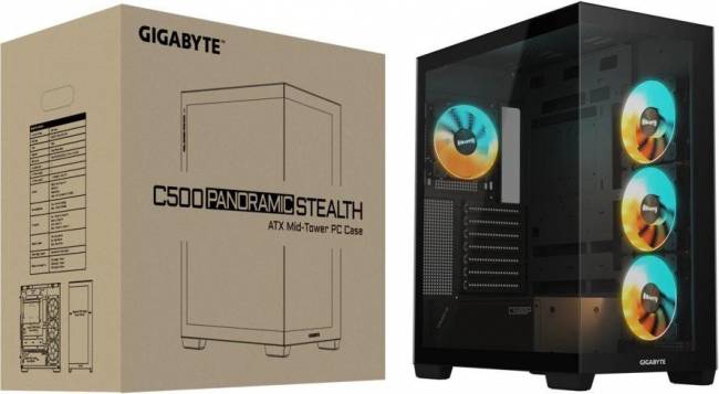 Корпус Gigabyte 28300-C500B-1CKR — для бизнеса и офиса Корпус Gigabyte 28300-C500B-1CKR — для бизнеса и офиса