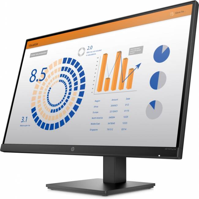 Монитор HP P27q G4 (8MB11AA#ABB) — для бизнеса и офиса Монитор HP P27q G4 (8MB11AA#ABB) — для бизнеса и офиса