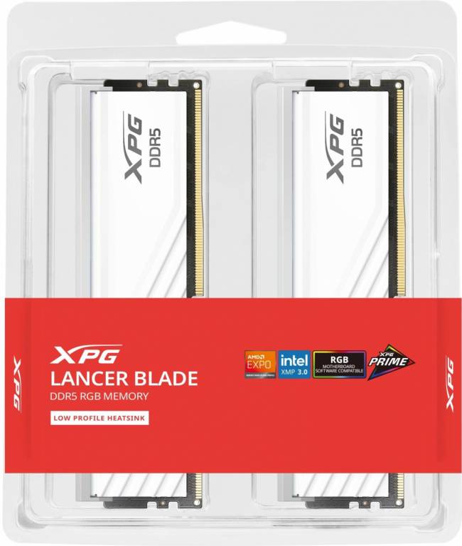 Память DDR5 2x16GB 6400MHz ADATA AX5U6400C3216G-DTLABRWH — для бизнеса и офиса Память DDR5 2x16GB 6400MHz ADATA AX5U6400C3216G-DTLABRWH — для бизнеса и офиса