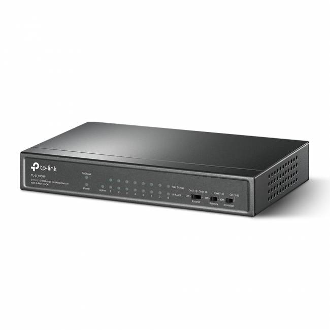 Коммутатор TP-Link TL-SF1009P — для бизнеса и офиса