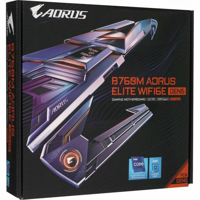 Материнская плата Gigabyte B760M A E WF6E GEN5 — для бизнеса и офиса