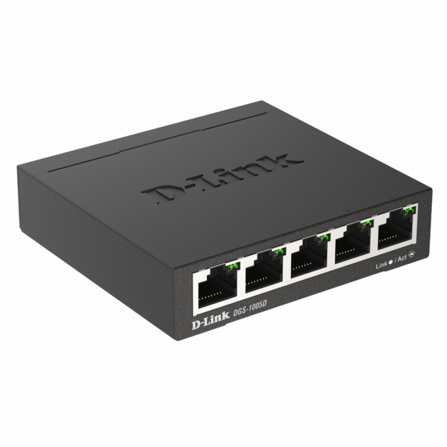 Коммутатор D-Link DGS-1005D/R1A — для бизнеса и офиса Коммутатор D-Link DGS-1005D/R1A — для бизнеса и офиса