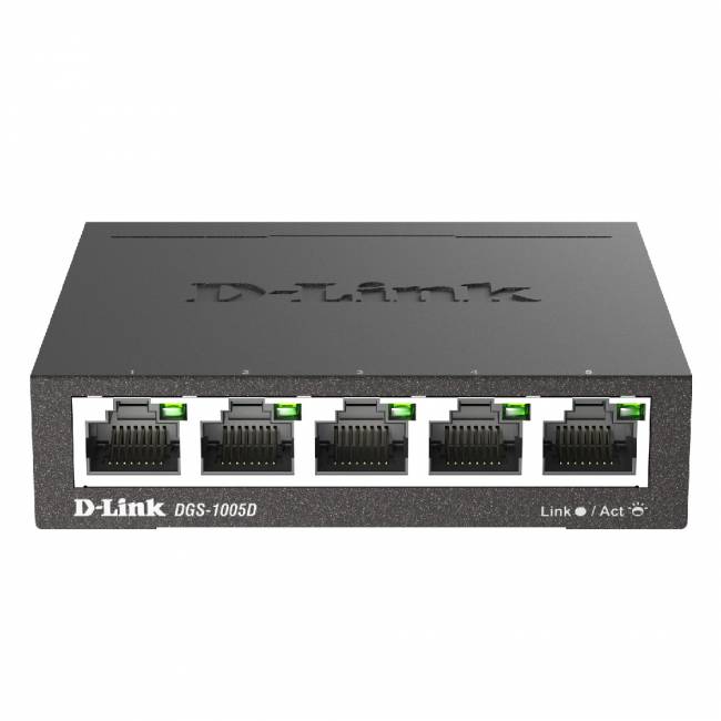 Коммутатор D-Link DGS-1005D/R1A — для бизнеса и офиса Коммутатор D-Link DGS-1005D/R1A — для бизнеса и офиса