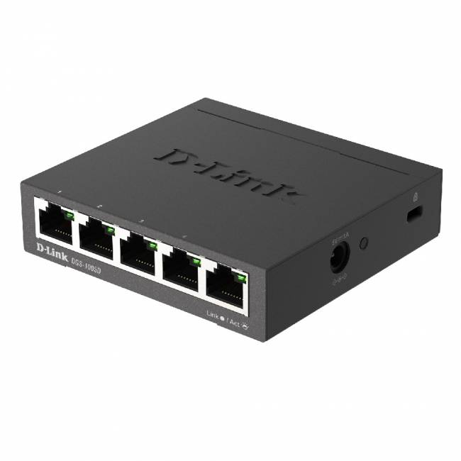 Коммутатор D-Link DGS-1005D/R1A — для бизнеса и офиса Коммутатор D-Link DGS-1005D/R1A — для бизнеса и офиса