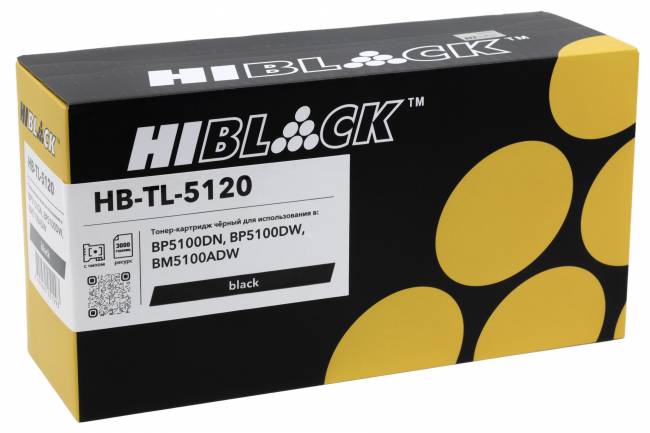 Тонер-картридж Hi-Black (HB-TL-5120) для Pantum BP5100DN/BP5100DW/BM5100ADW, 3K — для бизнеса и офиса Тонер-картридж Hi-Black (HB-TL-5120) для Pantum BP5100DN/BP5100DW/BM5100ADW, 3K — для бизнеса и офиса