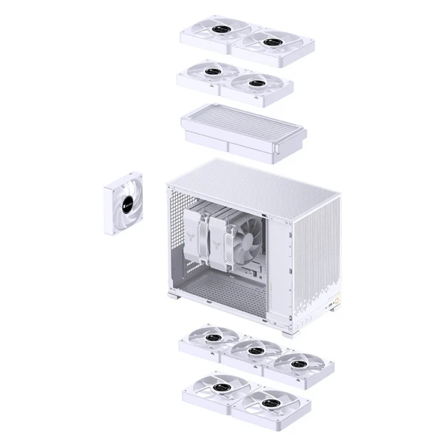 Корпус без блока питания JONSBO D32 STD White — для бизнеса и офиса