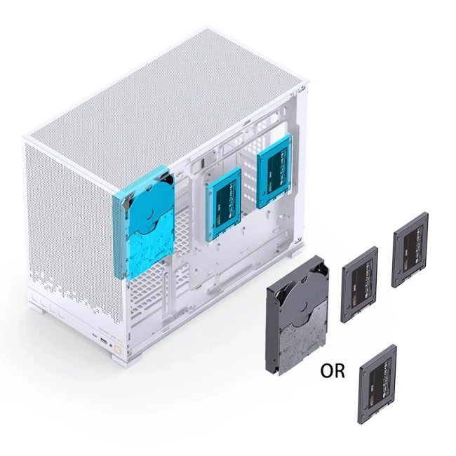 Корпус без блока питания JONSBO D32 STD White — для бизнеса и офиса