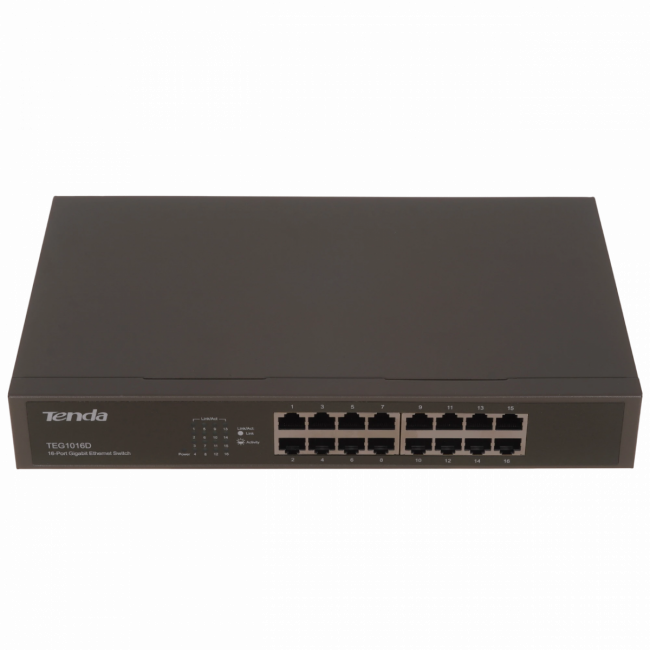 Коммутатор Tenda TEG1016D — для бизнеса и офиса