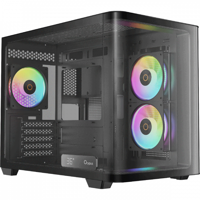 Корпус ПК без блока питания Ocypus Iota-C50-BKD300CD-GL — для бизнеса и офиса