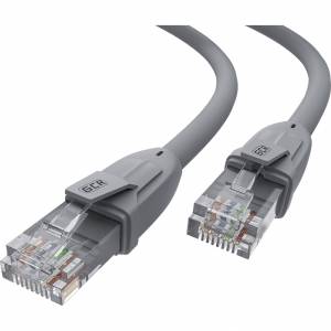 GCR Патч-корд прямой 30.0m UTP кат.6, серый, 24 AWG, литой, ethernet high speed, RJ45, T568B Greenconnect GCR-52600