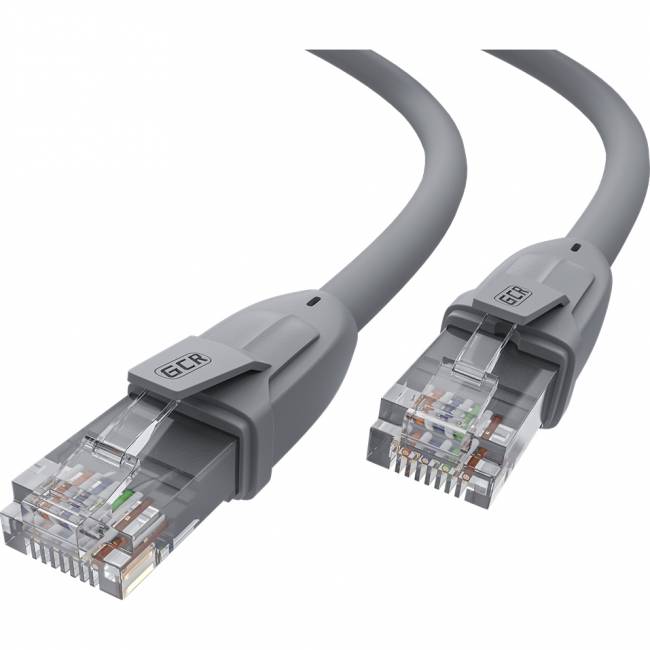 GCR Патч-корд прямой 30.0m UTP кат.6, серый, 24 AWG, литой, ethernet high speed, RJ45, T568B Greenconnect GCR-52600 — для бизнеса и офиса GCR Патч-корд прямой 30.0m UTP кат.6, серый, 24 AWG, литой, ethernet high speed, RJ45, T568B Greenconnect GCR-52600 — для бизнеса и офиса