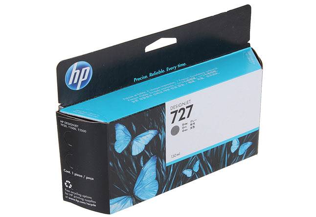 Картридж 727 для HP DJ T920/T1500 (O) B3P24A, Grey, 130 мл — для бизнеса и офиса Картридж 727 для HP DJ T920/T1500 (O) B3P24A, Grey, 130 мл — для бизнеса и офиса