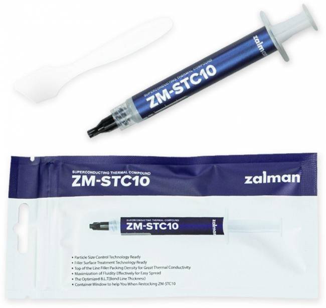 Термопаста Zalman ZM-STC10 — для бизнеса и офиса Термопаста Zalman ZM-STC10 — для бизнеса и офиса