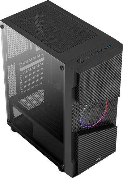 Корпус Aerocool MENACE FRGB-G-BK-V1 — для бизнеса и офиса Корпус Aerocool MENACE FRGB-G-BK-V1 — для бизнеса и офиса
