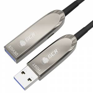 GCR Удлинитель 5.0m USB 3.0 оптический AM/AF, GCR-54788 Greenconnect GCR-54788