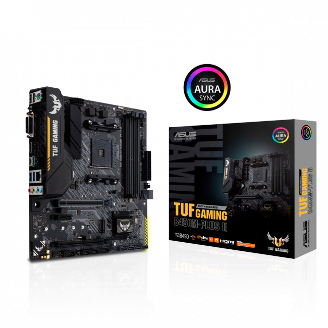 Материнская плата ASUS TUF GAMING B450M-PLUS II — для бизнеса и офиса