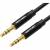 Кабель Vention аудио Jack 3,5 mm M/Jack 3,5 mm M  - 1.5м Черный Кабель Vention mini jack 3.5 mm(m)/mini jack 3.5 mm(m) - 1.5 м (BAKBG) — для бизнеса и офиса