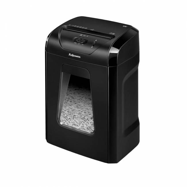 Шредер Fellowes® Powershred® 12C, DIN P-4, 4х40мм, 12лст., 18лтр., Safety Lock Fellowes FS-71201 — для бизнеса и офиса Шредер Fellowes® Powershred® 12C, DIN P-4, 4х40мм, 12лст., 18лтр., Safety Lock Fellowes FS-71201 — для бизнеса и офиса
