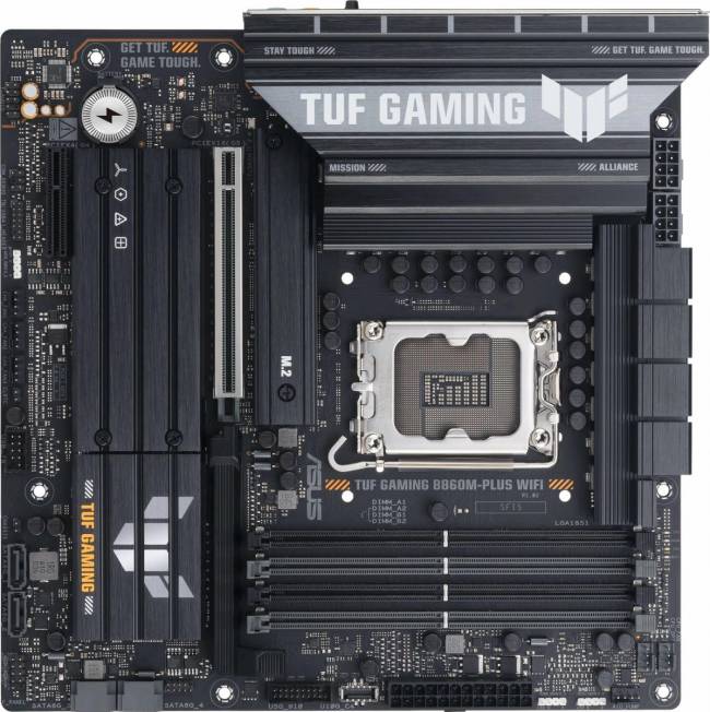 Материнская плата ASUS TUF GAMING B860M-PLUS WIFI — для бизнеса и офиса