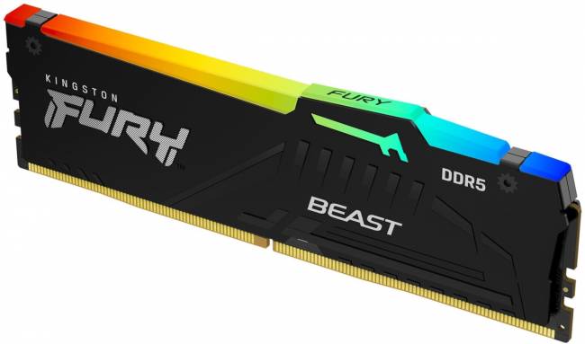 Память оперативная Kingston FURY Beast RGB KF548C38BBA-16 — для бизнеса и офиса Память оперативная Kingston FURY Beast RGB KF548C38BBA-16 — для бизнеса и офиса