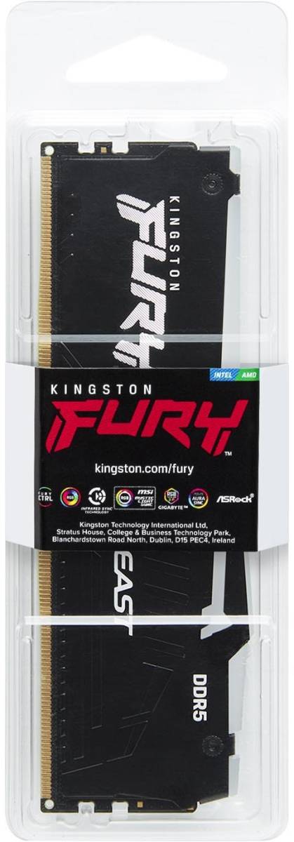 Память оперативная Kingston FURY Beast RGB KF548C38BBA-16 — для бизнеса и офиса Память оперативная Kingston FURY Beast RGB KF548C38BBA-16 — для бизнеса и офиса