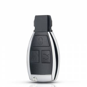 Корпус смарт ключа Mercedes-Benz 3 кнопки с лого (вставка HU64)