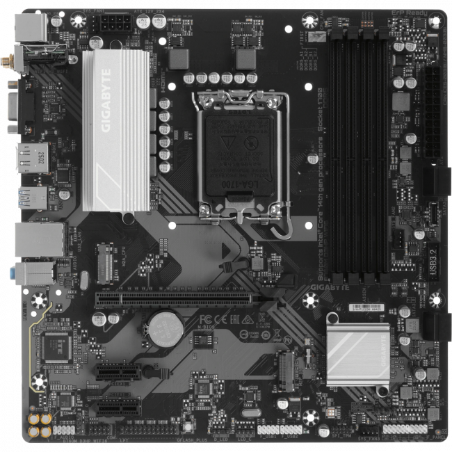 Материнская плата Gigabyte B760M D3HP WIFI6 — для бизнеса и офиса Материнская плата Gigabyte B760M D3HP WIFI6 — для бизнеса и офиса