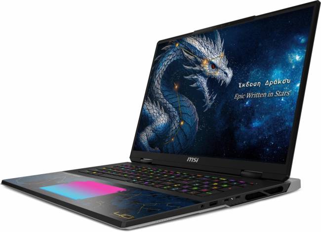 Ноутбук Ноутбук MSI Titan Dragon Edition 18 HX A2WJ-1251RU Core Ultra 9 290HX Plus 96Gb SSD4Tb NVIDIA GeForce RTX 5090 24Gb 18" IPS UHD+ (3840x2400) Windows 11 black WiFi BT Cam (9S7-1824D6-1251) — для бизнеса и офиса Ноутбук Ноутбук MSI Titan Dragon Edition 18 HX A2WJ-1251RU Core Ultra 9 290HX Plus 96Gb SSD4Tb NVIDIA GeForce RTX 5090 24Gb 18" IPS UHD+ (3840x2400) Windows 11 black WiFi BT Cam (9S7-1824D6-1251) — для бизнеса и офиса