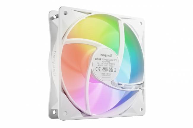 Кулер для корпуса be quiet! LIGHT WINGS LX 120mm PWM Reverse White — для бизнеса и офиса Кулер для корпуса be quiet! LIGHT WINGS LX 120mm PWM Reverse White — для бизнеса и офиса