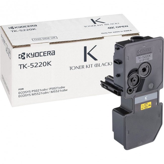 тонер-картридж Kyocera TK-5220K (1.2K) Kyocera TK-5220K (1T02R90NL1) — для бизнеса и офиса
