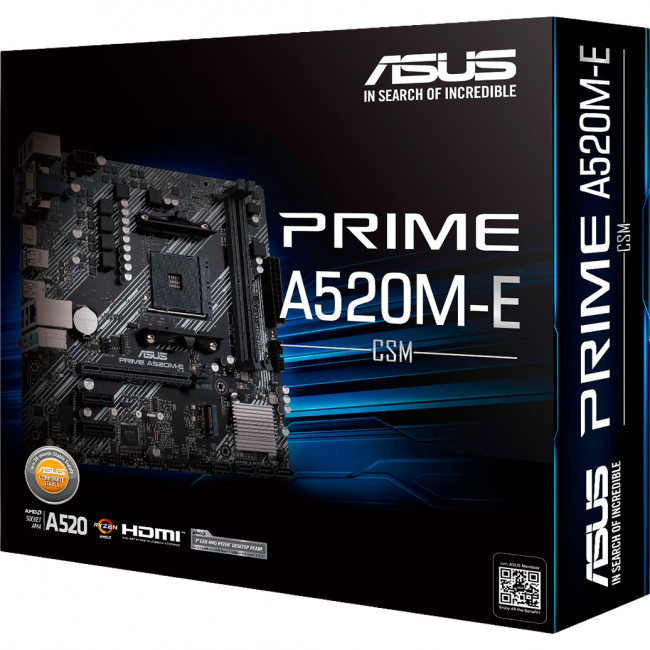 Материнская плата ASUS PRIME A520M-E/CSM (90MB1510-M0EAYC) — для бизнеса и офиса