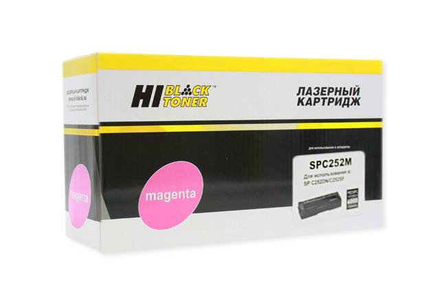 Картридж Hi-Black (HB-SPC252M) для Ricoh Aficio SPC252DN/C252SF/SPC262DNw/SPC262SFNw, M, 6K — для бизнеса и офиса Картридж Hi-Black (HB-SPC252M) для Ricoh Aficio SPC252DN/C252SF/SPC262DNw/SPC262SFNw, M, 6K — для бизнеса и офиса