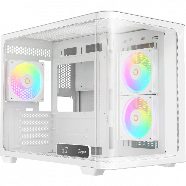 Корпус ПК без блока питания Ocypus Iota-C50-WHD300CD-GL — для бизнеса и офиса