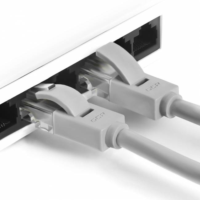 Greenconnect Патч-корд прямой 0.3m, UTP кат.5e, серый, позолоченные контакты, 24 AWG, литой, GCR-LNC03-0.3m, ethernet high speed 1 Гбит/с, RJ45, T568B Greenconnect RJ45(m) - RJ45(m) Cat. 5e U/UTP PVC 0.3м серый — для бизнеса и офиса Greenconnect Патч-корд прямой 0.3m, UTP кат.5e, серый, позолоченные контакты, 24 AWG, литой, GCR-LNC03-0.3m, ethernet high speed 1 Гбит/с, RJ45, T568B Greenconnect RJ45(m) - RJ45(m) Cat. 5e U/UTP PVC 0.3м серый — для бизнеса и офиса